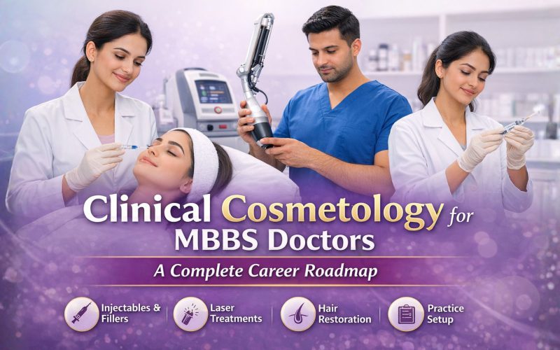 Clinical cosmetology for MBBS doctors offers a rewarding career through non-surgical aesthetic treatments, lasers, and injectables.